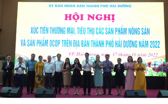Xúc tiến thương mại, tiêu thụ nông sản và sản phẩm OCOP trên địa bàn TP.Hải Dương năm 2022